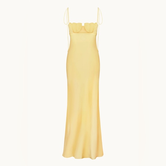 Anna October Tulip Dress - Yellow - Size M - Picture 1 of 4